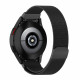 Juoda apyrankė Samsung Galaxy Watch 4 / 5 / 5 Pro / 6 / 7 / FE laikrodžiui "Tech-Protect Milaneseband"