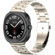 Pilka (Titanium) apyrankė Samsung Galaxy Watch Ultra 2024 / 2025 (47mm) laikrodžiui "Tech-Protect Stainless"