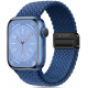 Mėlyna apyrankė Apple Watch 8 / 9 / 10 / 11 / SE / ULTRA (44 / 45 / 46 / 49 MM) laikrodžiui "Tech-Protect Nylonmag"