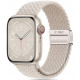 Smėlio spalvos apyrankė Apple Watch 8 / 9 / 10 / 11 / 12 / SE / Ultra (44 / 45 / 46 / 49 mm) "Tech-Protect Nylonmag"