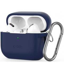 Mėlynas dėklas Apple Airpods Pro 1 / 2 ausinėms "Tech-Protect Silicone Hook"