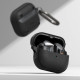 Juodas dėklas Samsung Galaxy Buds 3 / 3 FE / 3 Pro ausinėms "Ringke Onyx Magnetic Magsafe"