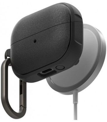 Juodas dėklas Samsung Galaxy Buds 3 / 3 Pro ausinėms "Ringke Onyx Magnetic Magsafe"