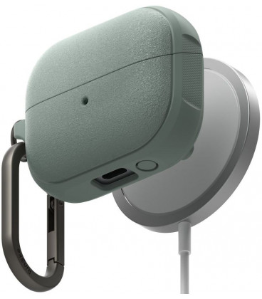 Žalias dėklas Samsung Galaxy Buds 3 / 3 Pro ausinėms "Ringke Onyx Magnetic Magsafe"