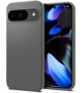 Pilkas dėklas Google Pixel 9 / 9 Pro telefonui "Spigen Liquid Air"