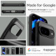 Matinis juodas dėklas Google Pixel 9 / 9 Pro telefonui "Spigen Rugged Armor"