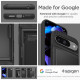 Juodas dėklas Google Pixel 9 / 9 Pro telefonui "Spigen Slim Armor CS"