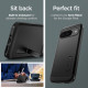 Juodas dėklas Google Pixel 9 / 9 Pro telefonui "Spigen Tough Armor"