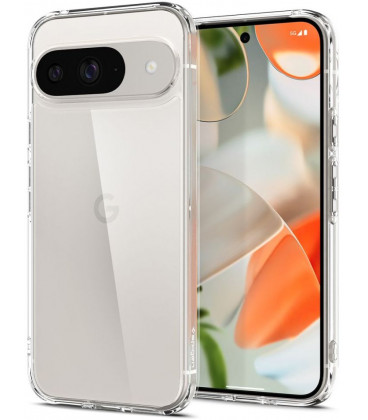 Skaidrus dėklas Google Pixel 9 / 9 Pro telefonui "Spigen Ultra Hybrid"