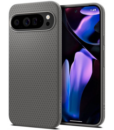 Pilkas dėklas Google Pixel 9 Pro XL telefonui "Spigen Liquid Air"