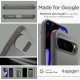 Pilkas dėklas Google Pixel 9 Pro XL telefonui "Spigen Rugged Armor"