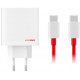 Originalus baltas 80W 1xUSB-A + 1xUSB-C pakrovėjas + USB-C - USB-C laidas "OnePlus SUPERVOOC 80W GaN Dual"