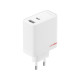 Originalus baltas 80W 1xUSB-A + 1xUSB-C pakrovėjas + USB-C - USB-C laidas "OnePlus SUPERVOOC 80W GaN Dual"