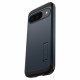 Pilkas (Metal Slate) dėklas Google Pixel 9 / 9 Pro telefonui "Spigen Tough Armor"