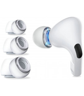 Baltos pagalvėlės Apple Airpods Pro 1 / 2 ausinėms "Tech-Protect Ear Tips 3-Pack"