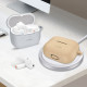 Rudas (Caffe Latte) dėklas Samsung Galaxy Buds 3 / 3 FE / 3 Pro ausinėms "Tech-Protect Silicone Hook"