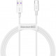 Baltas USB-A - USB-C 66W 200cm laidas "Baseus Superior"