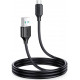 Juodas USB-A - MicroUSB 2.4A 200cm laidas "Joyroom S-UM018A9"