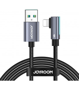 Juodas USB-A - Lightning L 2.4A 120cm laidas "Joyroom S-CL020A17"