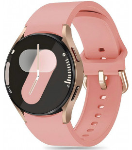 Rožinė apyrankė Samsung Galaxy Watch 4 / 5 / 5 Pro / 6 / 7 / FE laikrodžiui "Tech-Protect Silicone"