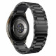 Juoda apyrankė Samsung Galaxy Watch 4 / 5 / 5 Pro / 6 / 7 / FE laikrodžiui "Tech-Protect Stainless"