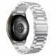 Sidabrinės spalvos apyrankė Samsung Galaxy Watch 4 / 5 / 5 Pro / 6 / 7 / FE laikrodžiui "Tech-Protect Stainless"