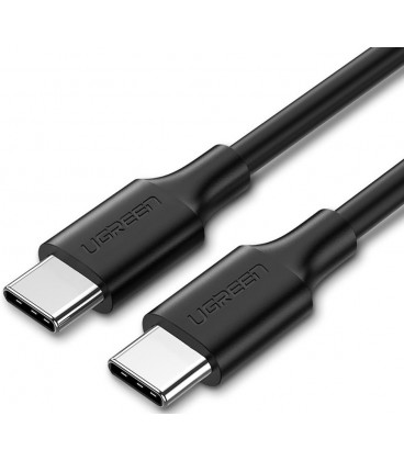 Juodas USB-C - USB-C 3A 100cm laidas "Ugreen US286"