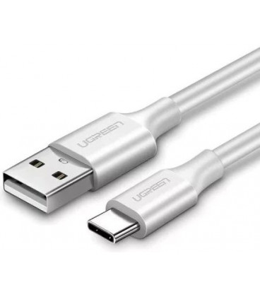 Baltas USB-A - USB-C 3A 150cm laidas "Ugreen US287"