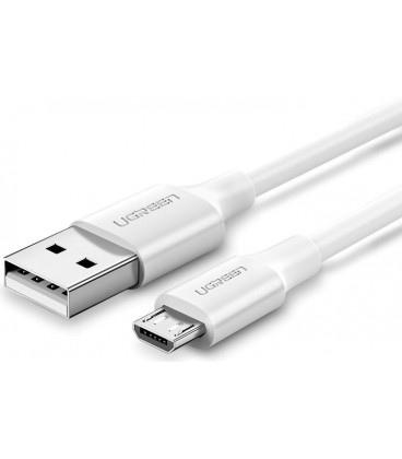 Baltas USB-A - MicroUSB 2A 200cm laidas "Ugreen US289"