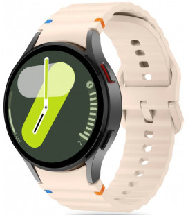 Rožinė apyrankė Samsung Galaxy Watch 4 / 5 / 5 Pro / 6 / 7 / FE laikrodžiui "Tech-Protect Silicone Sport"