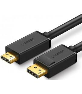 Juodas HDMI - DisplayPort 150cm laidas "Ugreen DP101"