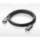 Juodas HDMI - DisplayPort 150cm laidas "Ugreen DP101"