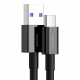 Juodas USB-A - USB-C 66W 200cm laidas "Baseus Superior"