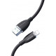 Juodas USB-A - Lightning 3A 120cm laidas "Joyroom SA29-AL3"