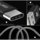 Pilkas USB-A - USB-C FastCharging 200cm laidas "Dux Ducis K-ONE"