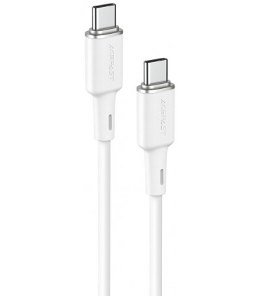 Baltas USB-C - USB-C 60W 120cm laidas "Acefast C2-03"