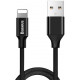 Juodas USB-C - Lightning 120cm laidas "Baseus Yiven"