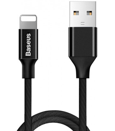 Juodas USB-C - Lightning 120cm laidas "Baseus Yiven"