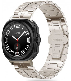 Pilka apyrankė Samsung Galaxy Watch Ultra 2024 / 2025 (47mm) laikrodžiui "Tech-Protect Stainless Line"