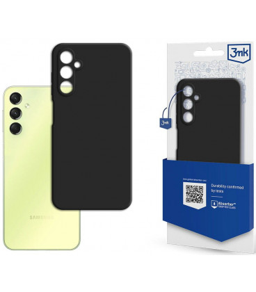 Matinis juodas dėklas Samsung Galaxy A25 5G telefonui "3mk Matt Case"