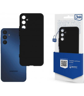 Matinis juodas dėklas Samsung Galaxy A15 4G / 5G telefonui "3mk Matt Case"