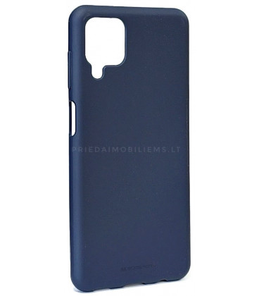 Dėklas Mercury Soft Jelly Case Samsung A125 A12 tamsiai mėlynas