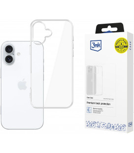 Skaidrus dėklas Apple iPhone 16 telefonui "3mk Clear Case 1.2mm"