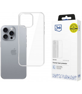 Skaidrus dėklas Apple iPhone 16 Pro Max telefonui "3mk Clear Case 1.2mm"