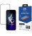 Juodas apsauginis grūdintas stiklas Apple iPhone 16 Pro Max telefonui "3MK Hard Glass Max"