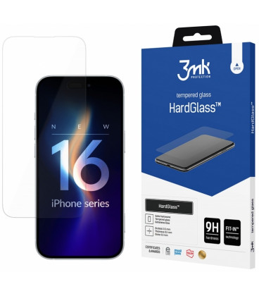 Apsauginis grūdintas stiklas Apple iPhone 16 Pro Max telefonui "3MK Hard Glass"