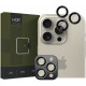 Juoda kameros apsauga Apple iPhone 16 Pro / 16 Pro Max / 17 Pro / 17 Pro Max telefonui "Hofi CamRing Pro+"