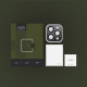 Juoda kameros apsauga Apple iPhone 16 Pro / 16 Pro Max / 17 Pro / 17 Pro Max telefonui "Hofi CamRing Pro+"