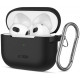 Juodas dėklas Apple Airpods 3 ausinėms "Tech-Protect Silicone Hook"