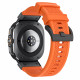 Oranžinė apyrankė Samsung Galaxy Watch Ultra 2024 / 2025 (47mm) laikrodžiui "Tech-Protect Delta Pro"